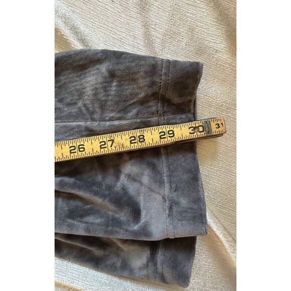 NEW Vtg Nike Y2K Pants Womens Large Velour Velvet Wide Leg Sweatpant Track Pant - Picture 4 of 7